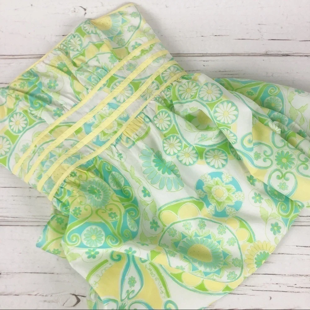 Vintage Lilly Pulitzer White Label Katrina Silk Blend Dress 2 - Picture 9 of 11